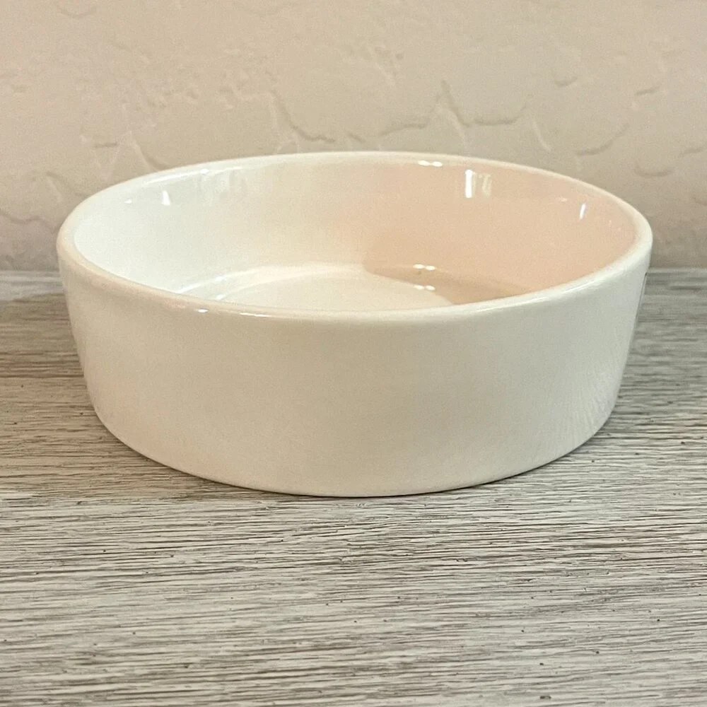 New Rae Dunn Purr Dish Pets Cats Artisan Collection Food Water